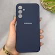 قاب گوشی Galaxy A15 سامسونگ سیلیکونی اورجینال پاک کنی سورا SORA درجه یک زیربسته سرمه ای کد 165184