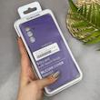 قاب گوشی Galaxy A15 سامسونگ سیلیکونی اورجینال پاک کنی سورا SORA درجه یک زیربسته بنفش کد 165187