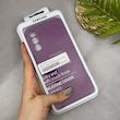 قاب گوشی Galaxy A15 سامسونگ سیلیکونی اورجینال پاک کنی سورا SORA درجه یک زیربسته بنفش کد 165188