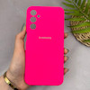 قاب گوشی Galaxy A24 سامسونگ سیلیکونی اورجینال پاک کنی سورا SORA درجه یک زیربسته سرخابی کد 165220