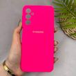 قاب گوشی Galaxy A24 سامسونگ سیلیکونی اورجینال پاک کنی سورا SORA درجه یک زیربسته سرخابی کد 165220
