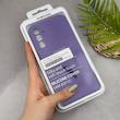 قاب گوشی Galaxy A24 سامسونگ سیلیکونی اورجینال پاک کنی سورا SORA درجه یک زیربسته بنفش کد 165221