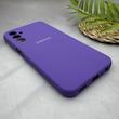 قاب گوشی Galaxy A24 سامسونگ سیلیکونی اورجینال پاک کنی سورا SORA درجه یک زیربسته بنفش کد 165221