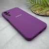 قاب گوشی Galaxy A24 سامسونگ سیلیکونی اورجینال پاک کنی سورا SORA درجه یک زیربسته بنفش کد 165222