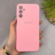 قاب گوشی Galaxy A24 سامسونگ سیلیکونی اورجینال پاک کنی سورا SORA درجه یک زیربسته صورتی کد 165223