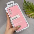 قاب گوشی Galaxy A24 سامسونگ سیلیکونی اورجینال پاک کنی سورا SORA درجه یک زیربسته صورتی کد 165223