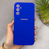 قاب گوشی Galaxy A24 سامسونگ سیلیکونی اورجینال پاک کنی سورا SORA درجه یک زیربسته آبی کاربنی کد 165229