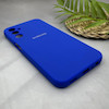 قاب گوشی Galaxy A24 سامسونگ سیلیکونی اورجینال پاک کنی سورا SORA درجه یک زیربسته آبی کاربنی کد 165229