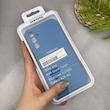 قاب گوشی Galaxy A24 سامسونگ سیلیکونی اورجینال پاک کنی سورا SORA درجه یک زیربسته آبی کد 165230