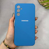 قاب گوشی Galaxy A24 سامسونگ سیلیکونی اورجینال پاک کنی سورا SORA درجه یک زیربسته آبی کد 165230