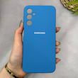 قاب گوشی Galaxy A24 سامسونگ سیلیکونی اورجینال پاک کنی سورا SORA درجه یک زیربسته آبی کد 165230