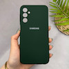 قاب گوشی Galaxy A24 سامسونگ سیلیکونی اورجینال پاک کنی سورا SORA درجه یک زیربسته سبز تیره کد 165231