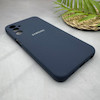 قاب گوشی Galaxy A24 سامسونگ سیلیکونی اورجینال پاک کنی سورا SORA درجه یک زیربسته سرمه ای کد 165232