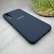 قاب گوشی Galaxy A24 سامسونگ سیلیکونی اورجینال پاک کنی سورا SORA درجه یک زیربسته سرمه ای کد 165232