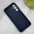 قاب گوشی Galaxy A25 سامسونگ سیلیکونی اورجینال پاک کنی سورا SORA درجه یک زیربسته سرمه ای کد 165233