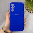 قاب گوشی Galaxy A25 سامسونگ سیلیکونی اورجینال پاک کنی سورا SORA درجه یک زیربسته آبی کاربنی کد 165234