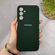 قاب گوشی Galaxy A25 سامسونگ سیلیکونی اورجینال پاک کنی سورا SORA درجه یک زیربسته سبز تیره کد 165235