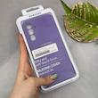 قاب گوشی Galaxy A25 سامسونگ سیلیکونی اورجینال پاک کنی سورا SORA درجه یک زیربسته بنفش کد 165239
