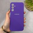 قاب گوشی Galaxy A25 سامسونگ سیلیکونی اورجینال پاک کنی سورا SORA درجه یک زیربسته بنفش کد 165239