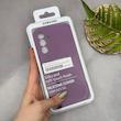 قاب گوشی Galaxy A25 سامسونگ سیلیکونی اورجینال پاک کنی سورا SORA درجه یک زیربسته بنفش کد 165240