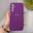 قاب گوشی Galaxy A25 سامسونگ سیلیکونی اورجینال پاک کنی سورا SORA درجه یک زیربسته بنفش کد 165240