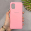 قاب گوشی Galaxy A31 سامسونگ سیلیکونی اورجینال پاک کنی سورا SORA درجه یک زیربسته صورتی کد 165245