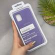 قاب گوشی Galaxy A31 سامسونگ سیلیکونی اورجینال پاک کنی سورا SORA درجه یک زیربسته بنفش کد 165247
