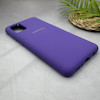 قاب گوشی Galaxy A31 سامسونگ سیلیکونی اورجینال پاک کنی سورا SORA درجه یک زیربسته بنفش کد 165247