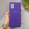 قاب گوشی Galaxy A31 سامسونگ سیلیکونی اورجینال پاک کنی سورا SORA درجه یک زیربسته بنفش کد 165247