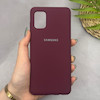 قاب گوشی Galaxy A31 سامسونگ سیلیکونی اورجینال پاک کنی سورا SORA درجه یک زیربسته زرشکی کد 165250