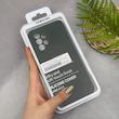 قاب گوشی Galaxy A33 سامسونگ سیلیکونی اورجینال پاک کنی سورا SORA درجه یک زیربسته سبز تیره کد 165255