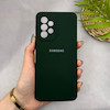 قاب گوشی Galaxy A33 سامسونگ سیلیکونی اورجینال پاک کنی سورا SORA درجه یک زیربسته سبز تیره کد 165255