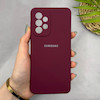 قاب گوشی Galaxy A33 سامسونگ سیلیکونی اورجینال پاک کنی سورا SORA درجه یک زیربسته زرشکی کد 165256