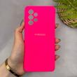 قاب گوشی Galaxy A33 سامسونگ سیلیکونی اورجینال پاک کنی سورا SORA درجه یک زیربسته سرخابی کد 165262