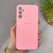 قاب گوشی Galaxy A34 سامسونگ سیلیکونی اورجینال پاک کنی سورا SORA درجه یک زیربسته صورتی کد 165264