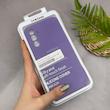 قاب گوشی Galaxy A34 سامسونگ سیلیکونی اورجینال پاک کنی سورا SORA درجه یک زیربسته بنفش کد 165266