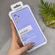 قاب گوشی Galaxy A34 سامسونگ سیلیکونی اورجینال پاک کنی سورا SORA درجه یک زیربسته یاسی کد 165268