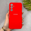 قاب گوشی Galaxy A35 سامسونگ سیلیکونی اورجینال پاک کنی سورا SORA درجه یک زیربسته قرمز کد 165270