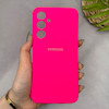 قاب گوشی Galaxy A35 سامسونگ سیلیکونی اورجینال پاک کنی سورا SORA درجه یک زیربسته سرخابی کد 165272