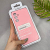 قاب گوشی Galaxy A35 سامسونگ سیلیکونی اورجینال پاک کنی سورا SORA درجه یک زیربسته صورتی کد 165273