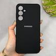 قاب گوشی Galaxy A35 سامسونگ سیلیکونی اورجینال پاک کنی سورا SORA درجه یک زیربسته مشکی کد 165274