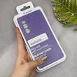 قاب گوشی Galaxy A35 سامسونگ سیلیکونی اورجینال پاک کنی سورا SORA درجه یک زیربسته بنفش کد 165275