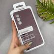 قاب گوشی Galaxy A35 سامسونگ سیلیکونی اورجینال پاک کنی سورا SORA درجه یک زیربسته زرشکی کد 165277
