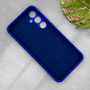قاب گوشی Galaxy A35 سامسونگ سیلیکونی اورجینال پاک کنی سورا SORA درجه یک زیربسته آبی کاربنی کد 165279