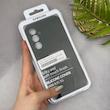 قاب گوشی Galaxy A35 سامسونگ سیلیکونی اورجینال پاک کنی سورا SORA درجه یک زیربسته سبز تیره کد 165280
