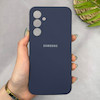 قاب گوشی Galaxy A35 سامسونگ سیلیکونی اورجینال پاک کنی سورا SORA درجه یک زیربسته سرمه ای کد 165281