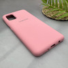 قاب گوشی Galaxy A51 سامسونگ سیلیکونی اورجینال پاک کنی سورا SORA درجه یک زیربسته صورتی کد 165283