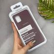 قاب گوشی Galaxy A51 سامسونگ سیلیکونی اورجینال پاک کنی سورا SORA درجه یک زیربسته زرشکی کد 165287