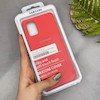 قاب گوشی Galaxy A51 سامسونگ سیلیکونی اورجینال پاک کنی سورا SORA درجه یک زیربسته قرمز کد 165289