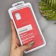 قاب گوشی Galaxy A51 سامسونگ سیلیکونی اورجینال پاک کنی سورا SORA درجه یک زیربسته قرمز کد 165289